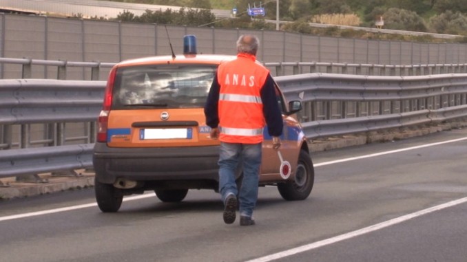 Anas, lavori sulla SS3 "Flaminia a Sant'Eraclio, Foligno