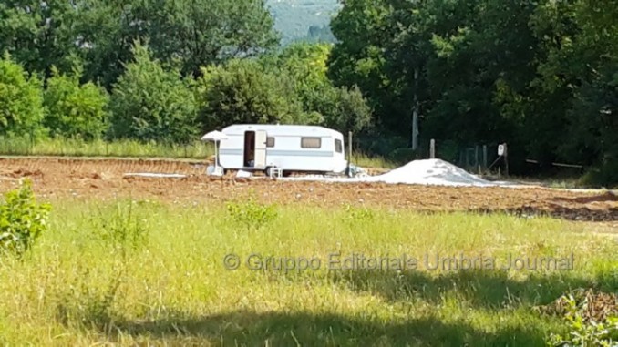campo rom Protesta Piazza Umbra