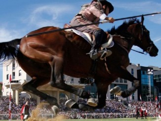 Giulio Filippucci del Rione Fuori Porta ha vinto la Quintanella