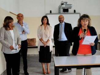 Istituto Melanzio a Montefalco, inaugurato dall'assessore Bartolini