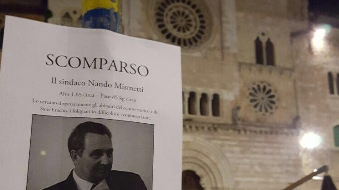 volantino-sindaco-mismetti Il sindaco Mismetti è scomparso, CasaPound avvia le ricerche