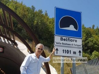 Strada 77, galleria Belfiore intitolata alla Giostra della Quintana di Foligno
