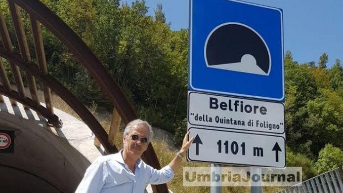 Strada 77, galleria Belfiore intitolata alla Giostra della Quintana di Foligno