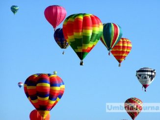 Sagrantino International Challenge Cup mongolfiere a Montefalco