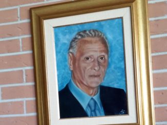 La “parete dei giusti”all’ospedale di Foligno comincia con un quadro su “Gigino”