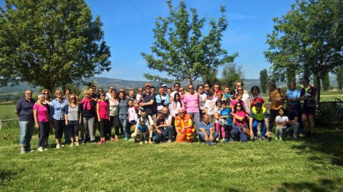 Bevagna, passeggiata ambientale in Bici aspettando il Giro
