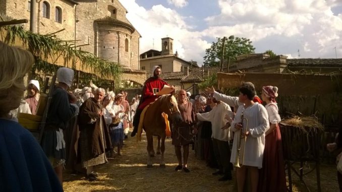 Palio delle Gaite 2018, Andrea Pinchi, in mostra a Bevagna