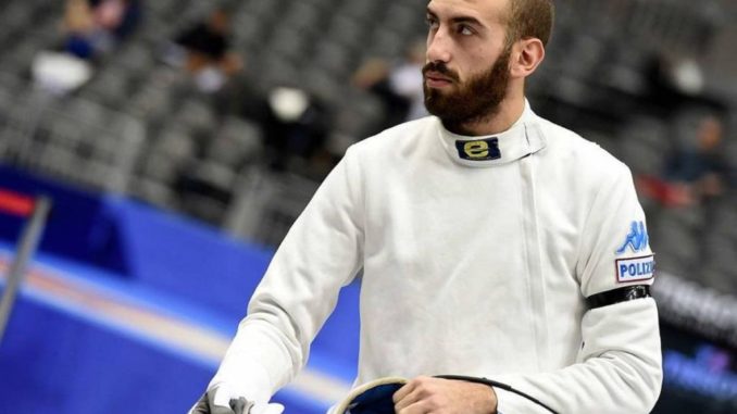 Andrea Santarelli di Foligno ai mondiali assoluti di scherma a Lipsia