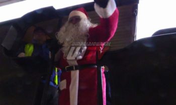 Babbo Natale in treno a Foligno, aspetta i regali per donarli agli altri