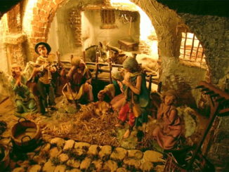 Presepe di Budino di Foligno è artistico e la tradizione si ripete 