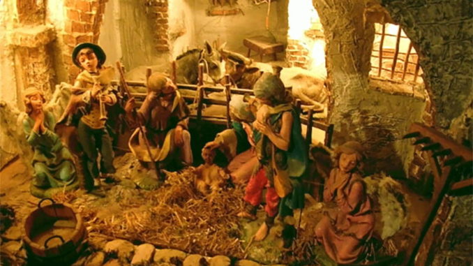 Presepe di Budino di Foligno è artistico e la tradizione si ripete 