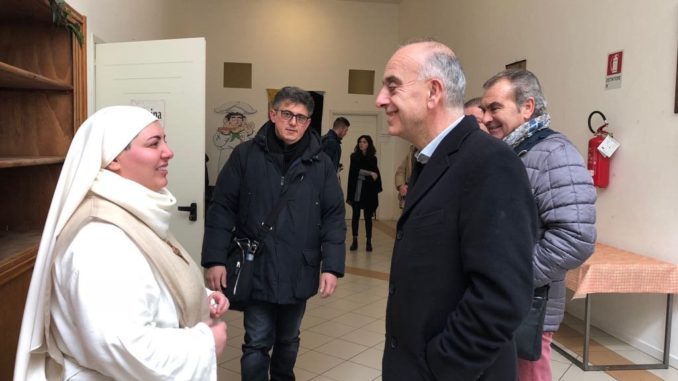 Il sottosegretario Bocci alla Caritas di Foligno: "Grazie per quello che fate"