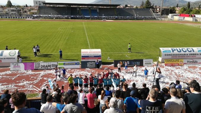 Calcio, Foligno-Viole termina 2 a 1 in favore dei Falchetti