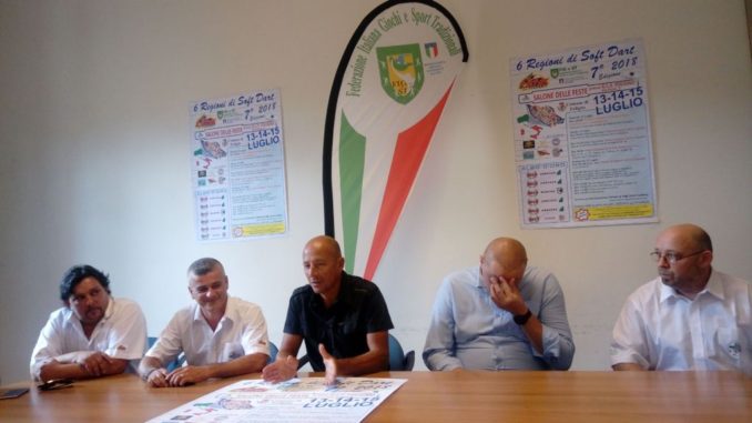 Presentato torneo 6 Regioni di freccette, in programma a Foligno dal 13 al 15 luglio