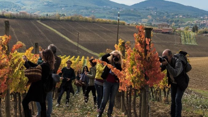 La strada del Sagrantino a "La mangiunta" di Giano dell'Umbria