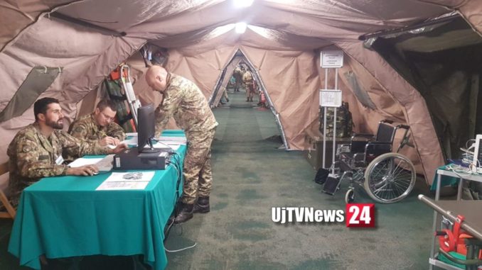 Soccorso Sanitario scenario guerra e calamità a Foligno Esercito italiano