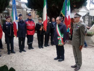 Cerimonia commemorazione dei defunti al cimitero centrale di Foligno