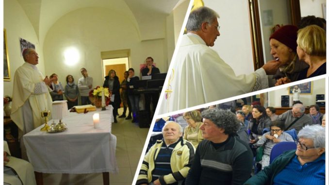 Arcivescovo Renato Boccardo ha celebrato la Santa Messa a Bevagna