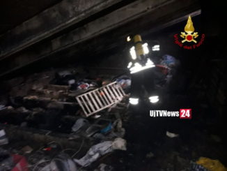 San Clemente di Montefalco incendio mansarda persona intossicata