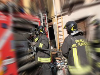 Umbra Cuscinetti a Foligno incendio, subito domato da Vigili del fuoco