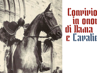 Convivio Dama Cavaliere, presentazione dei Palii di Giostra