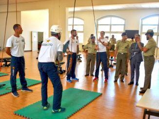 Il prefetto Claudio Sgaraglia alla caserma “Gonzaga” di Foligno