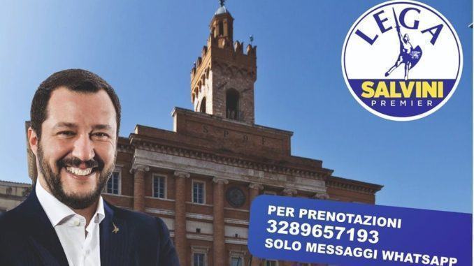 Matteo Salvini torna a Foligno, 11 settembre