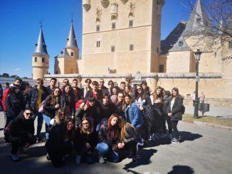 Delegazione di studenti di Granada a Foligno allo Scarpellini