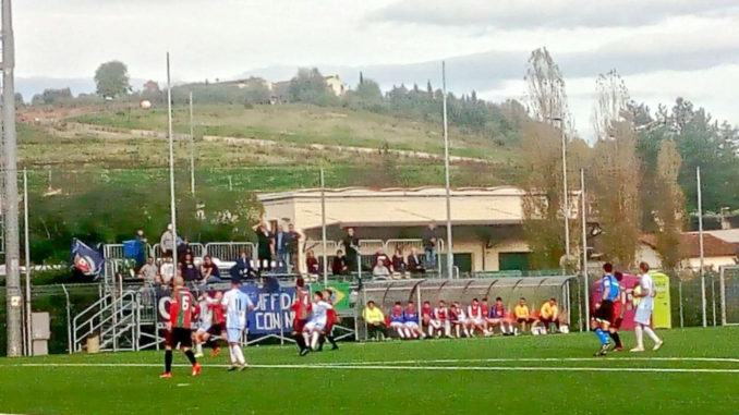 Sfortunata trasferta Foligno a Bagno a Ripoli per con Grassina per 3 a 1