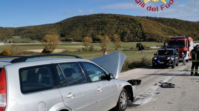 Incidente stradale ad Annifo sulla provinciale 440, ferito in codice rosso