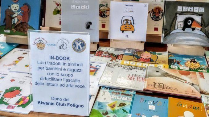Donazione dal Kiwanis club Inbook a disposizione in biblioteca