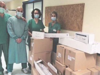 Terapia intensiva Foligno, doni da Pro Limiti di Spello e dalla Federcaccia