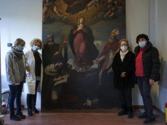 Bevagna – Terminati i lavori di restauro dell’opera di Andrea Camassei