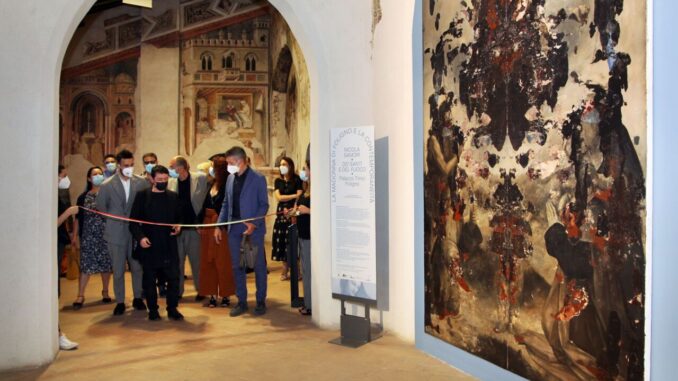 Riaperto museo capitolare diocesano con la mostra arte contemporanea ispirata alla Madonna di Foligno