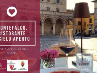 Montefalco ristorante a cielo aperto torna la grande sala en plein air d’Italia