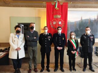 Il saluto della città al maresciallo maggiore Maurizio Chierici