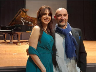 Il soprano Susanna Rigacci all'auditorium San Domenico di Foligno, l'esibizione avvenuta nel pomeriggio di domenica 3 aprile