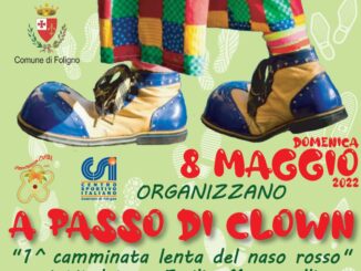 Camminata lenta del naso rosso “A passo di Clown” domenica 8 maggio