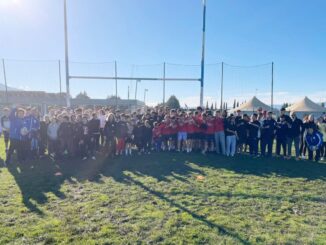 Foligno 150 studenti per #Tagghiamoci rugby tag è uguaglianza