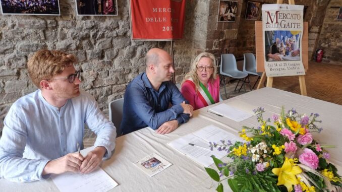 Mercato delle Gaite, presentato a Bevagna il programma dell'edizione 2023