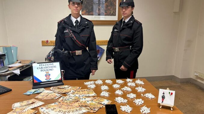 Arrestata donna con 216 grammi di cocaina a Foligno