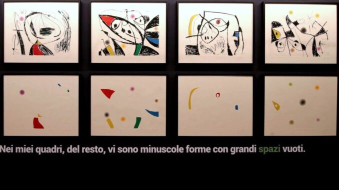 Foligno visite guidate e laboratori per bambini alla mostra Mirò