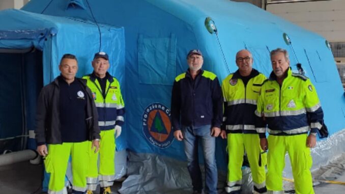 Esercitazione Volontari del Gruppo Comunale di Protezione Civile