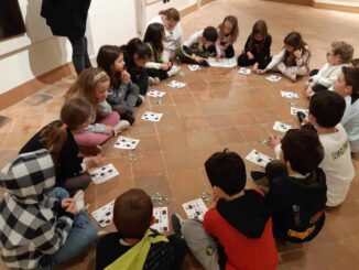 Bevagna, un pieno di bambini con le didattiche del circuito museale