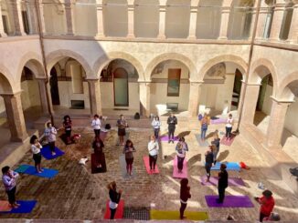 Trevi celebra l'International Yoga Day al Polo Museale