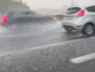 Violenta bomba d'acqua e grandine colpisce Foligno: disagi e testimonianze