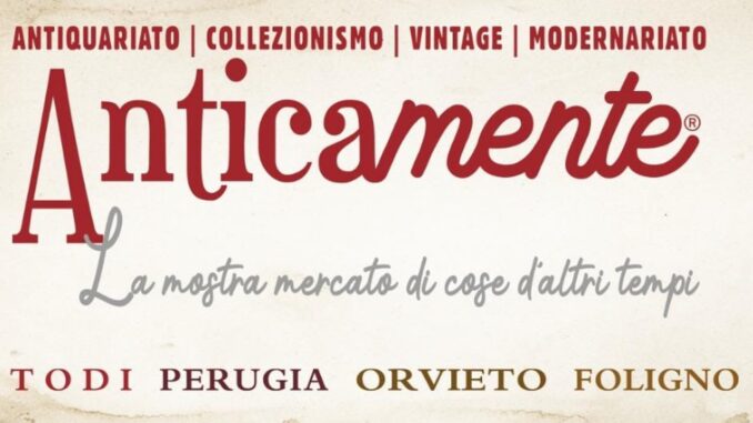 AnticaMente Foligno: Mercato di Antiquariato dal 2 Novembre