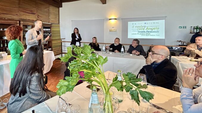 Prima pietra per l'evento annuale a Trevi dedicato a Paracucchi