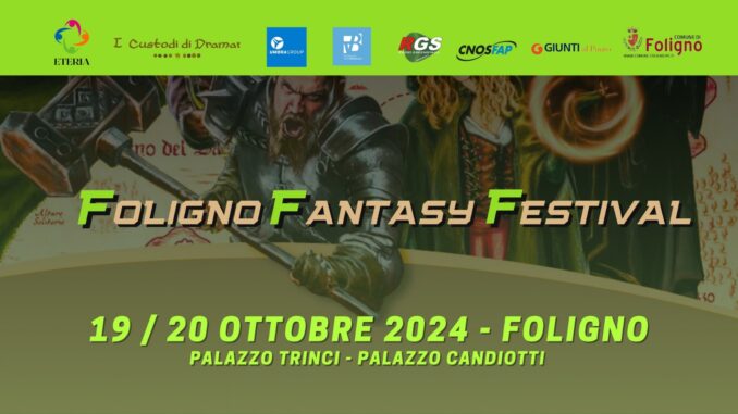 Fantasy Festival: il 19 e 20 ottobre a Foligno tra magia e arte