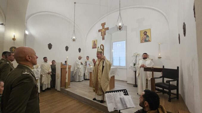 Dedicazione della Cappella della Caserma "Gonzaga del Vodice"